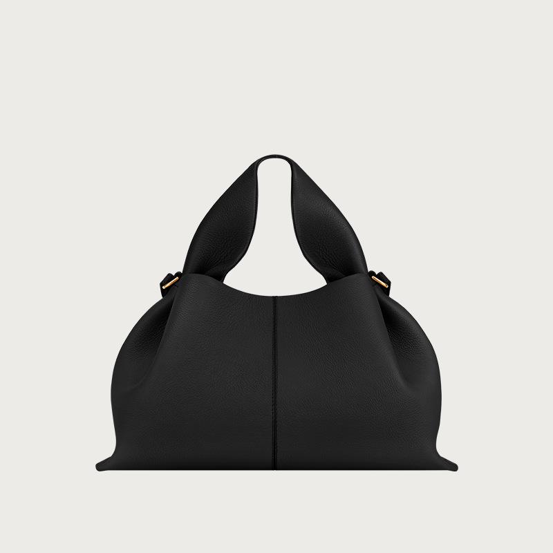 Polene Cloud Bag Dumpling: Genuine Leather Single Shoulder Crossbody Handbag. In Stock.