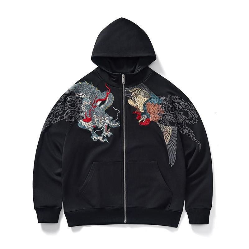 2026 Same Style Hooded Zip Sweatshirt 3D Digital Print Streetwear Young Unisex Women