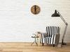 Wooden Wall Clock Oak Classic 30cm Black
