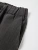 IKALOOK Straight Fit Single-Pleat Elastic Slacks Cpt162