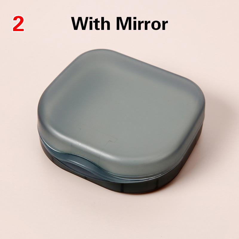 Úložná schránka na zubní protézy Přenosná schránka na umělé zuby pro starší osoby Neviditelné rovnátka Ortodontické pouzdro s krytem Prachotěsná nádoba