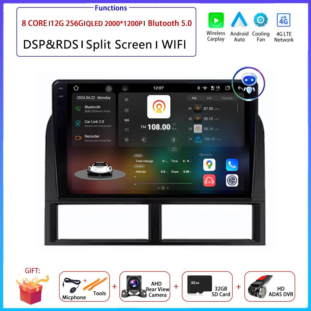 Android Carplay Auto For Jeep Grand Cherokee II WJ 1998 - 2004 Car Radio Navigation GPS Multimedia Video Player DSP 4G AMI