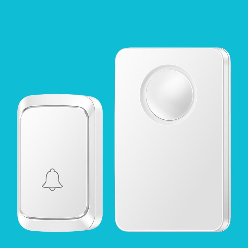 Battery & DC Powered Wireless Doorbell - No Plug Needed