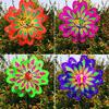 Colorful Rotating Wind Spinner Standing Lawn Flower Pinwheel  Outdoor Party Picnic Decor
