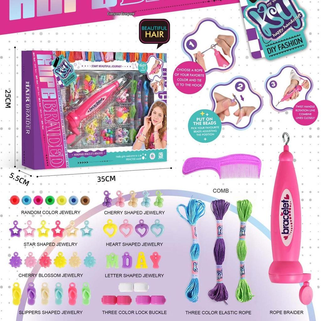 Electric Magic Hair Braider: Three-Strand Braider for Dreadlocks & Children's Hairstyles