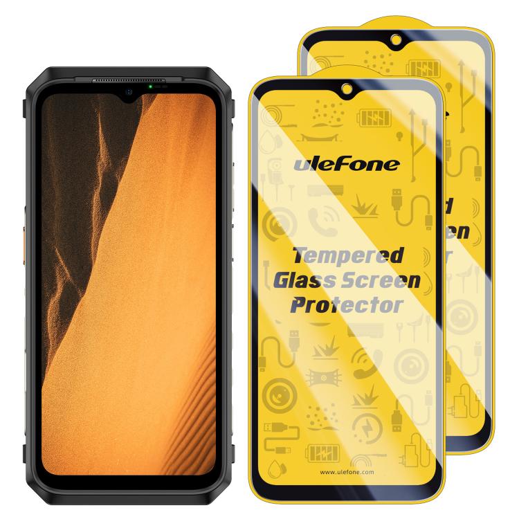 2 pezzi / Confezione Ulefone 9H HD Anti Impronta Vetro Temperato Proteggi Schermo