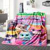 1Pc Cat Adventure Blanket For Couch Bed Plush Cozy Fuzzy Blanket Super Soft Warm Blankets For Fall And Winter 0918266