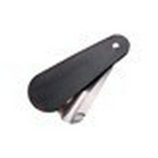PU Leather Stainless Steel Shoehorn and Shoe Lifter