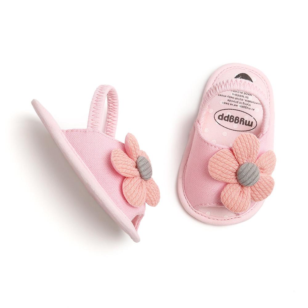 MYGGPP Sunflower Baby Princess Sandals Baby Sandals Female Small Princess Soft Bottom Summer New 0-12 Months