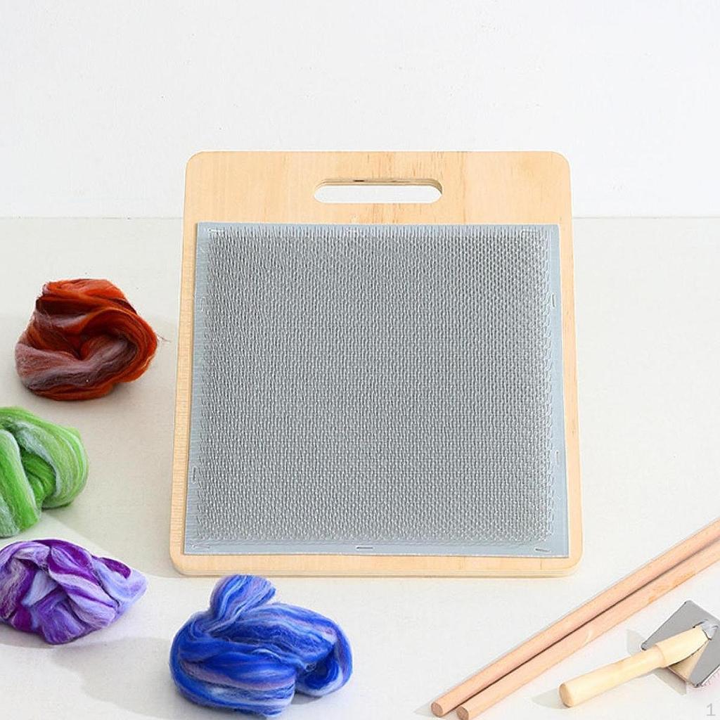 Carding Brush Set for Wool Blending Board, Portable Tool Mixing Colors