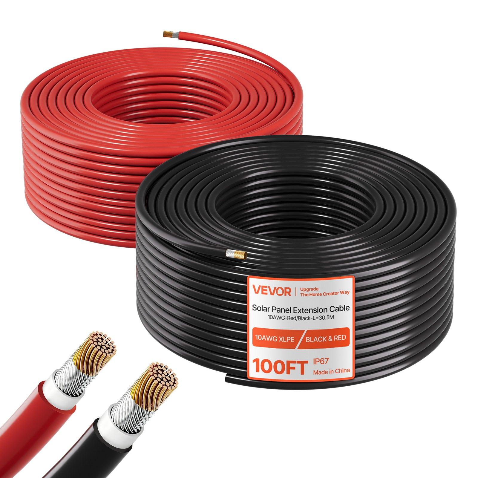 VEVOR Solar Panel Wire, 30.48
