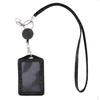 Lanyard with Retractable Reel Vertical ID Badge Holder -