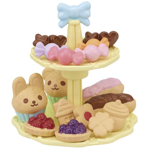 EPOCH PS Sylvanian Families Móveis Doces Conjunto de Festa Ka-426 Multicolorido