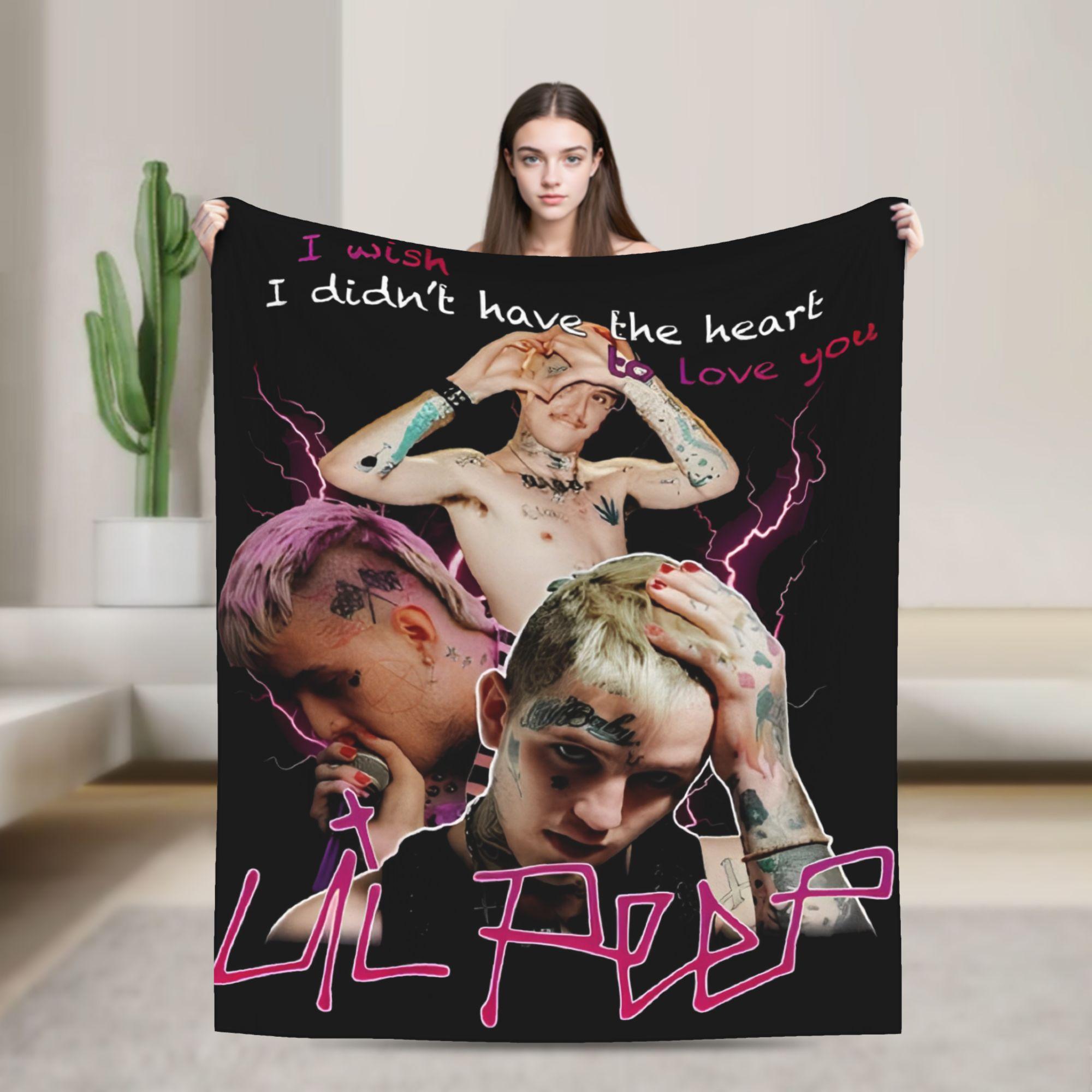 

Lil Peep I Wish rapper singer Blanket Multi-size Super Soft and Warm Throw Blankets for Couch Sofa and Bed 100x150cm