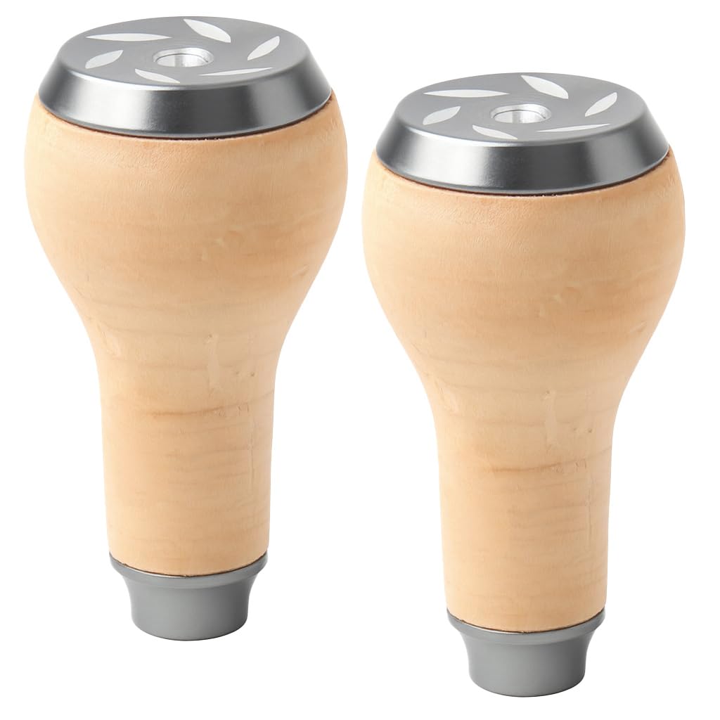 VISPREA Cork Natural Wooden Wood Knob Reel Knob Compatible with 5.28cm x 2.73cm