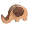 Elephant Pen Holder Phone Stand  Wooden Elephant Shaped Desk Organizer Decor Elephant Gifts for Women