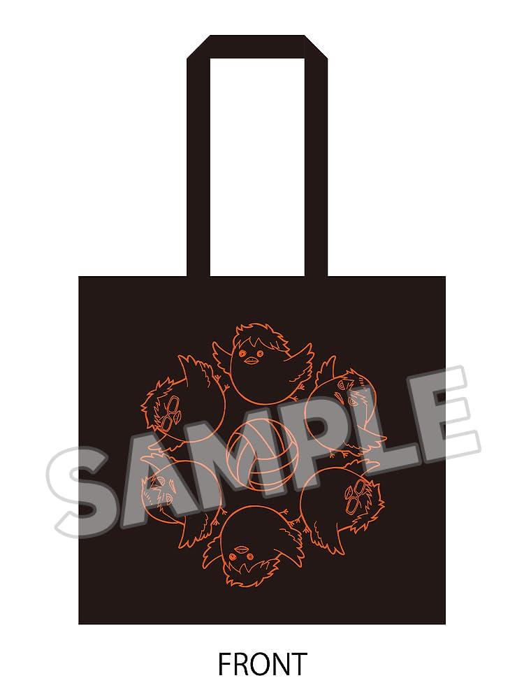 Stickad Toteväska Anime Karasuno High School [Orange Rouge] "Haikyu!!"