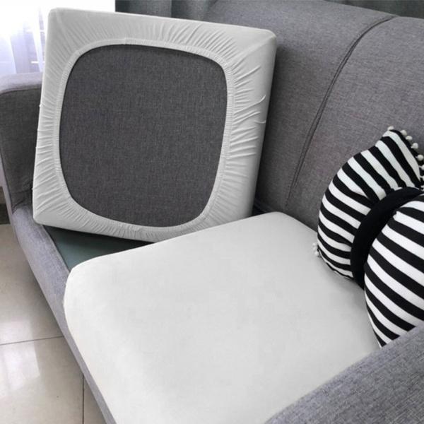 Capa elástica para sofá em 20 cores, capa de seda gelada para sala de estar, decoração de casa, móveis, capa de sofá