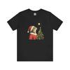Santa Cat Christmas T Shirt