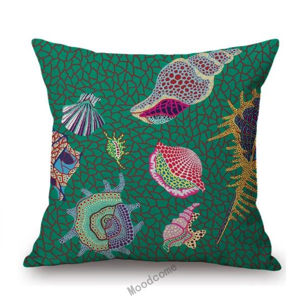 Modern Polka Dots Art Flower Vase Butterfly Pumpkin Yayoi Kasuma Japanese Style Cotton Linen Sofa Pillow Case Car Cushion Cover