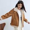 KAISER Women's Lamb Shearling Wool Suede Winter Coat