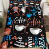 Coffee Duvet Cover Queen King Cartoon Coffee Drink Cup Print Bedding Set Coffee Lover Comforter Cover Modern Brown Quilt Cover