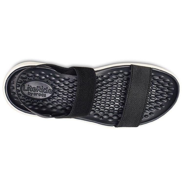 Crocs LiteRide Fashion Black Sandals Women's 205106-066