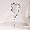 Fashion Bracelets Stainless Steel Heart Handmade Chain Bracelet Bangle For Women Girl Daily Charm Wrist Jewelry Gifts
