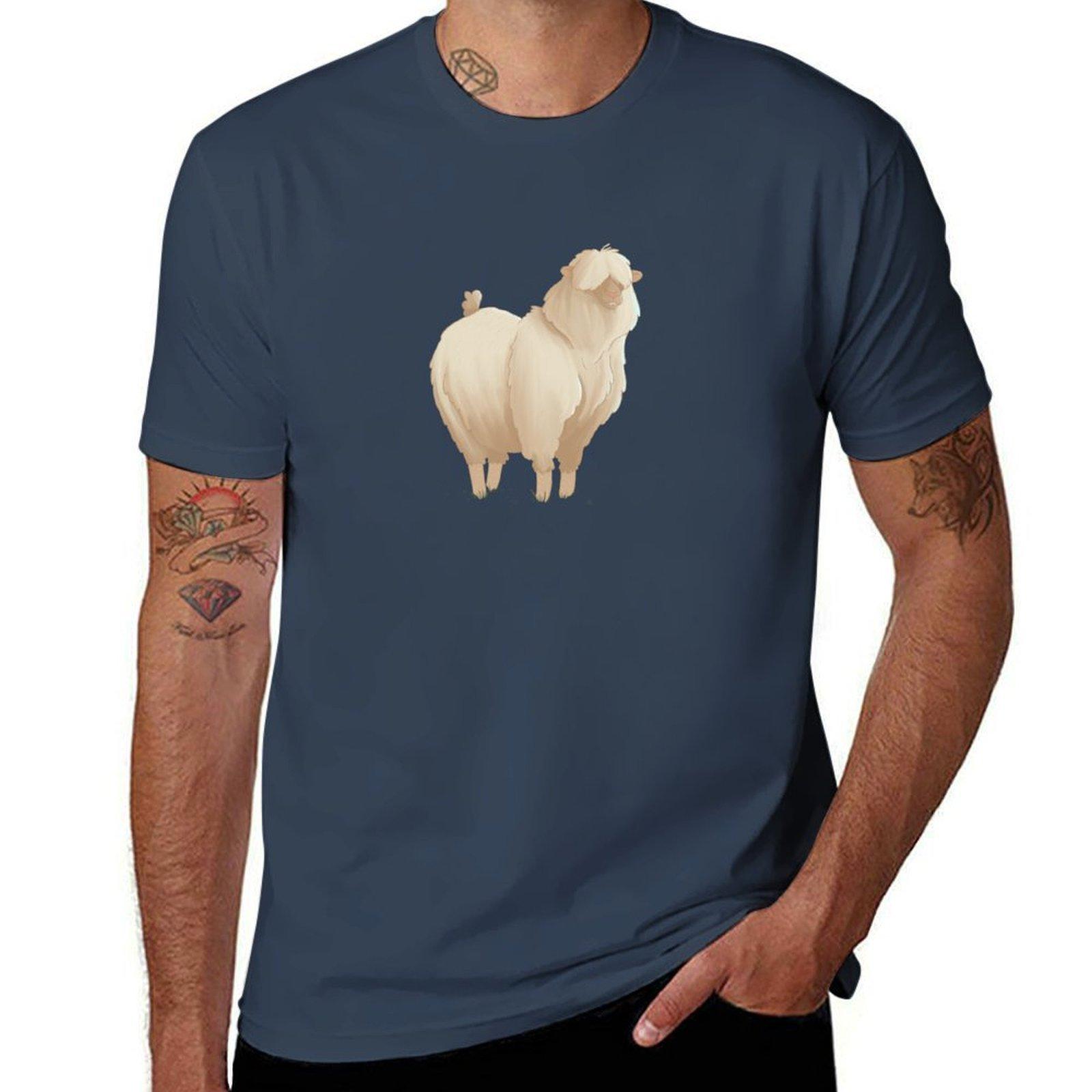 Sheep TShirt Basic Plain Tee for Spring and Summer S