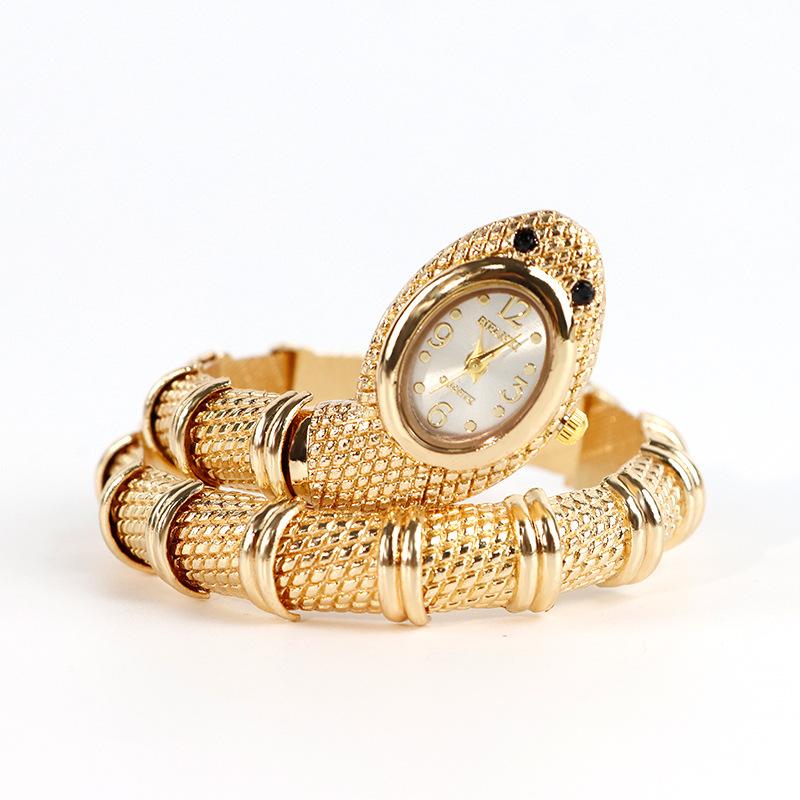 

Женские часы-змея, кварцевые часы-браслет, наручные часы