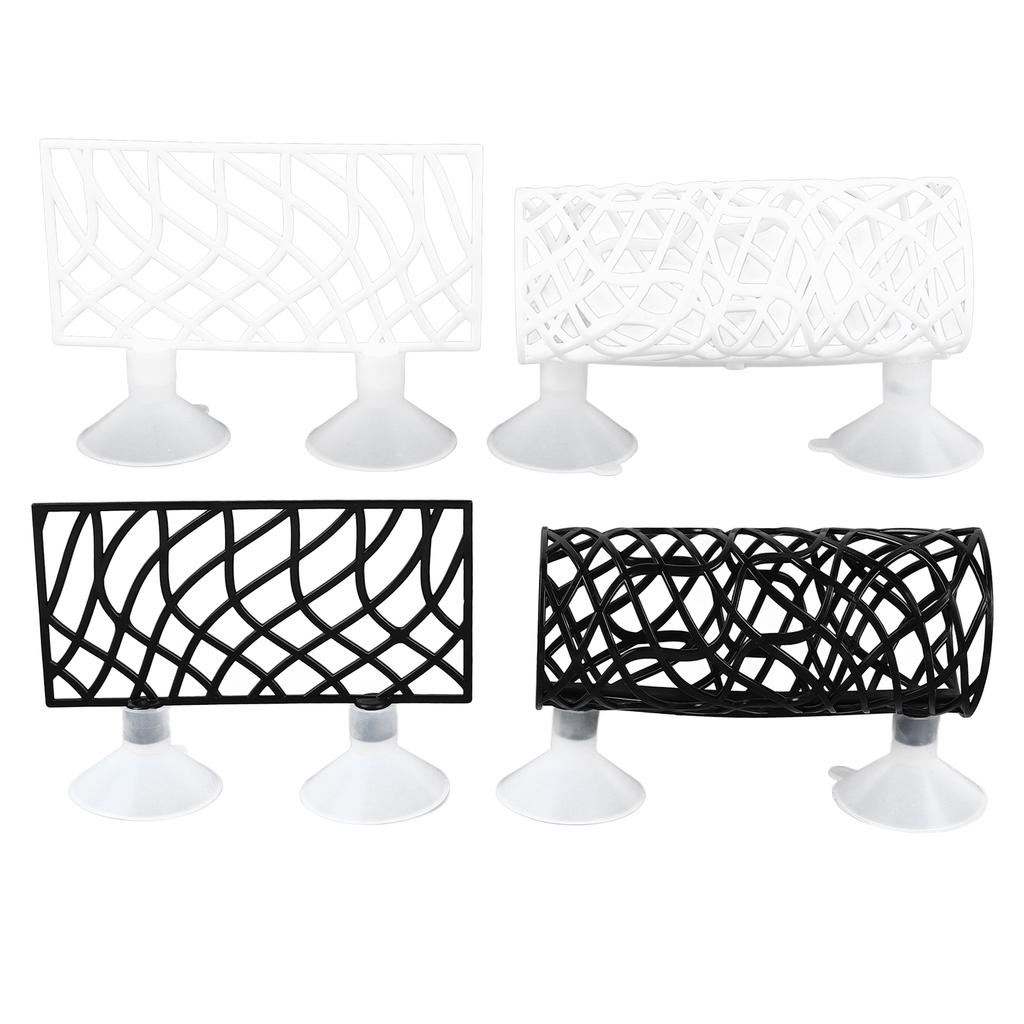Fish Bed Tunnel Cave Fish Bed Tunnel Safe Small Hole Hollow Fish Hideout Resting Tube with Suction Cup for Fish  Aquarium