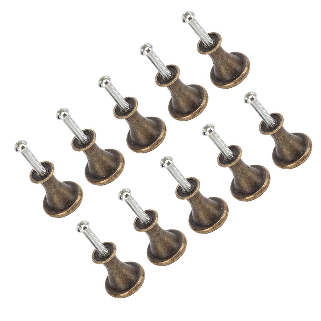 10 Sets Single Hole Handles 20x25MM Replacement Single Hole Drawer Cabinet Round Handle