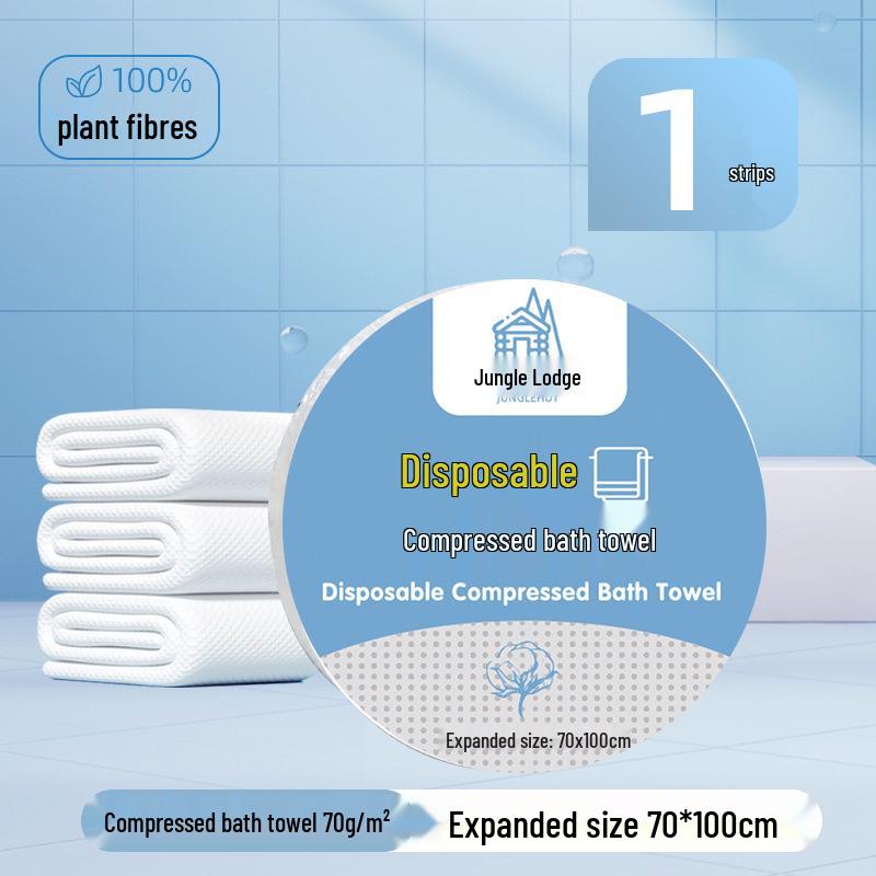 

Extra Large Compressed Disposable Travel Bath Towels - Individually Packaged & Portable Individually Packaged