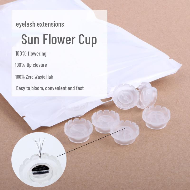 Instant Bloom Eyelash Extension Glue Cup – Sun Camellia