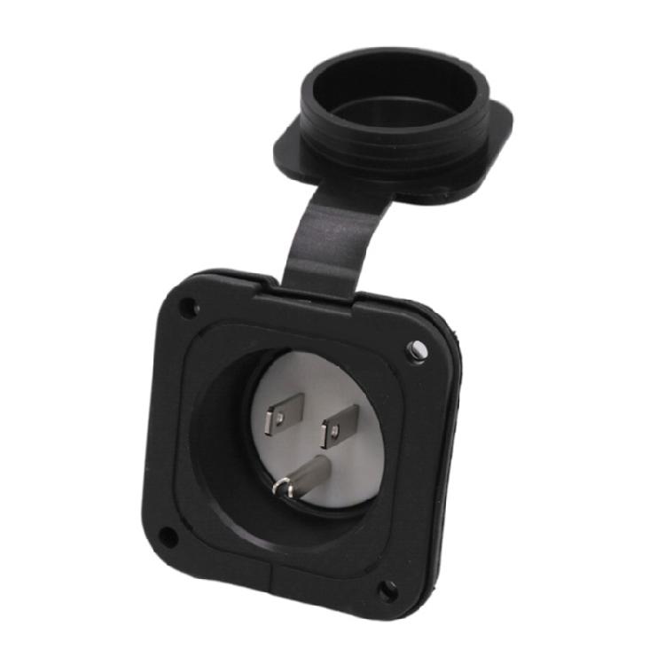 NEMA 5-15 Flanged Inlet Weatherproof Cover Outlet for RVs for Camper Truck 15A 1