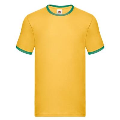 Fruit of the Loom Unisex Adult Ringer Cotton T-Shirt