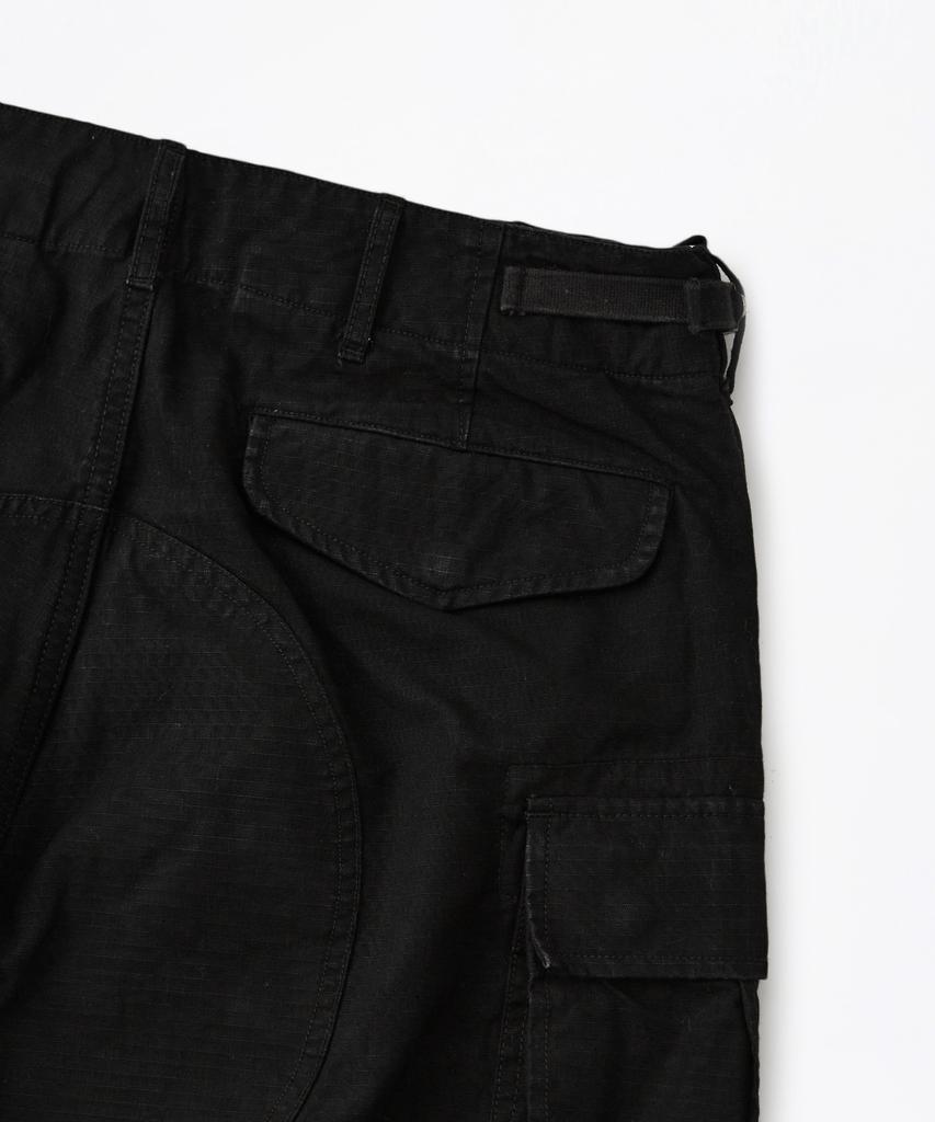 OUTSTANDING M-51 Wide Cargo Shorts_Black
