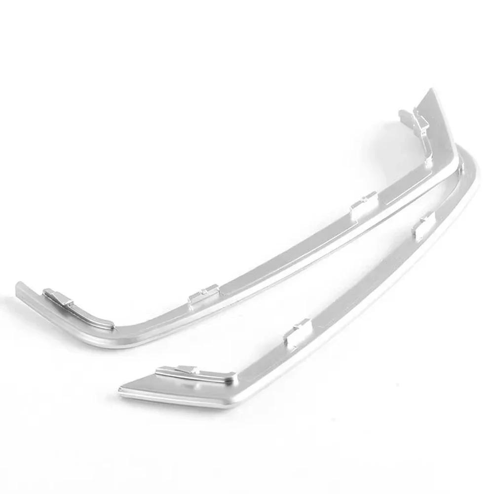 

2/4PCS Car Front Door Speaker Cover Gap Trim Silver Interior Mouldings for BMW 5 Series F10 2011-2013 Car Interior Accessories