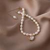 Freshwater Pearl Square Zircon Girlfriend Bracelet Raw 2025 Beaded Cold Wind Jewelry