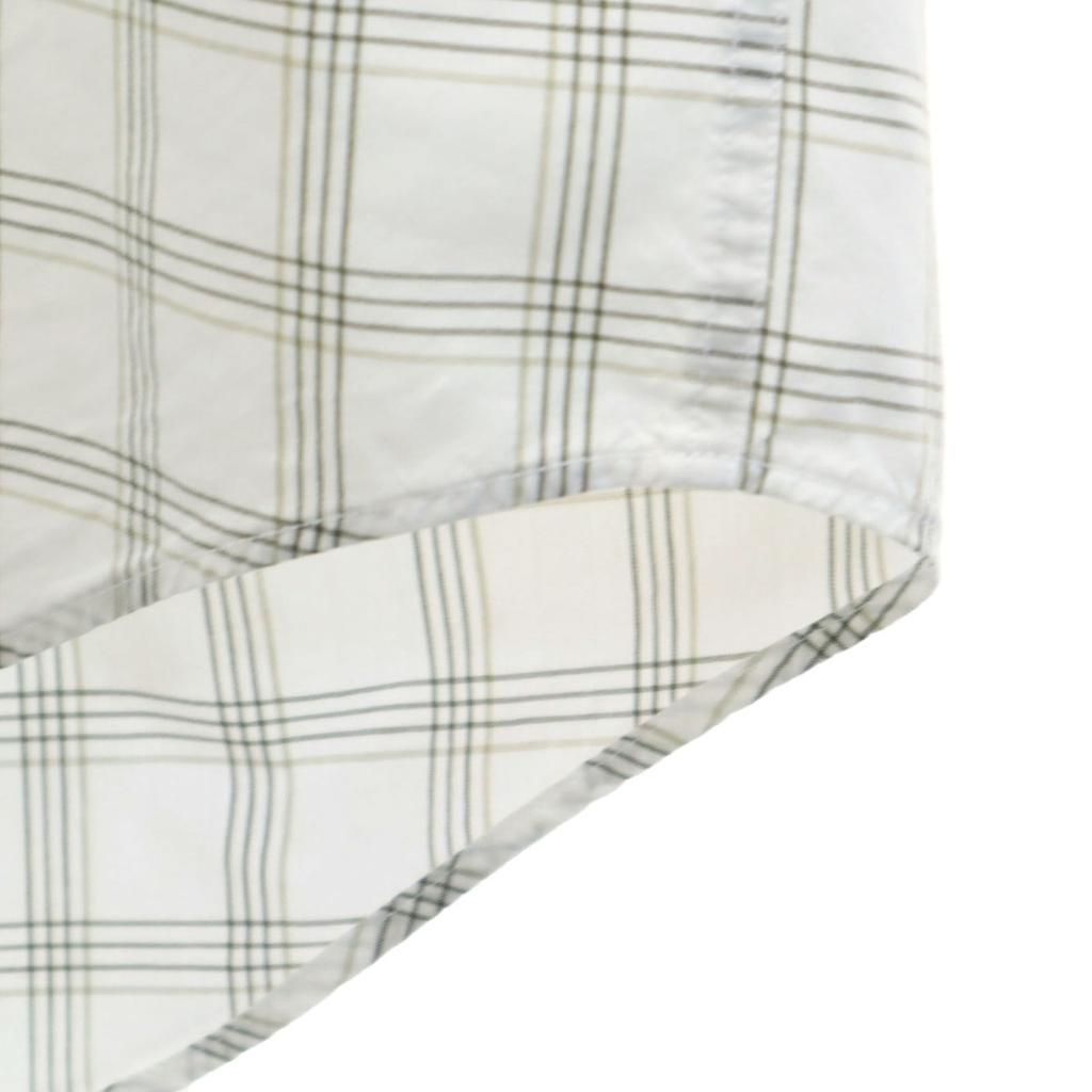 Nautica Koszula w kratę z krótkim rękawem S biała Męska Używana