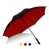 Large Long Handle Umbrella Double Layer Windproof Reinforced Umbrella Family Outdoor Travel Rain Umbrellas Fishing Camp