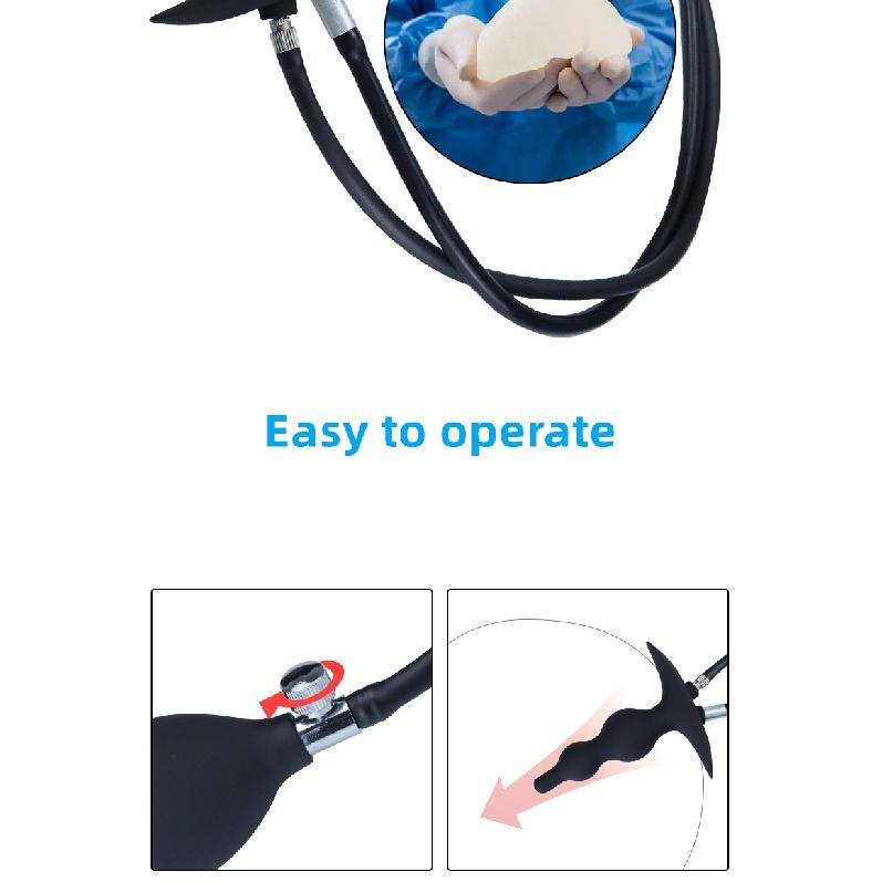 Wasserspray, aufblasbarer Analplug, Analeinlaufreiniger, Analexpander, Hinterhof, Zugperle, Analplug für Erwachsene, SM, alternativer Sex