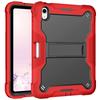 for iPad 10th Generation 10.9 Case, (with Pencil Holder & Kickstand) Rugged Shockproof Heavy Duty Soft Silicone Hard PC Case