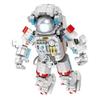 Space Aviation Astronaut Sunflower Bouquet Model Building Blocks Boys And Girls Children's Educational Assembly Toys