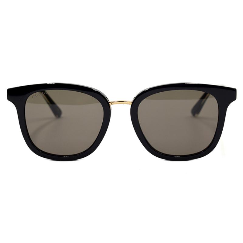 GUCCI Classic Webbing Elegant Modern Holiday Travel Edition Cat Eye Sunglasses Men's Black