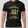 Cute Cat Side Quests Gamer Tee Funny Procrastinating RPG Dice Graphic T-Shirt
