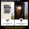 Outdoor Mini Solar LED Wall Lamp With Light Sensor Household Waterproof Balcony Patio Garden Decoration Solar Lighting Lamp