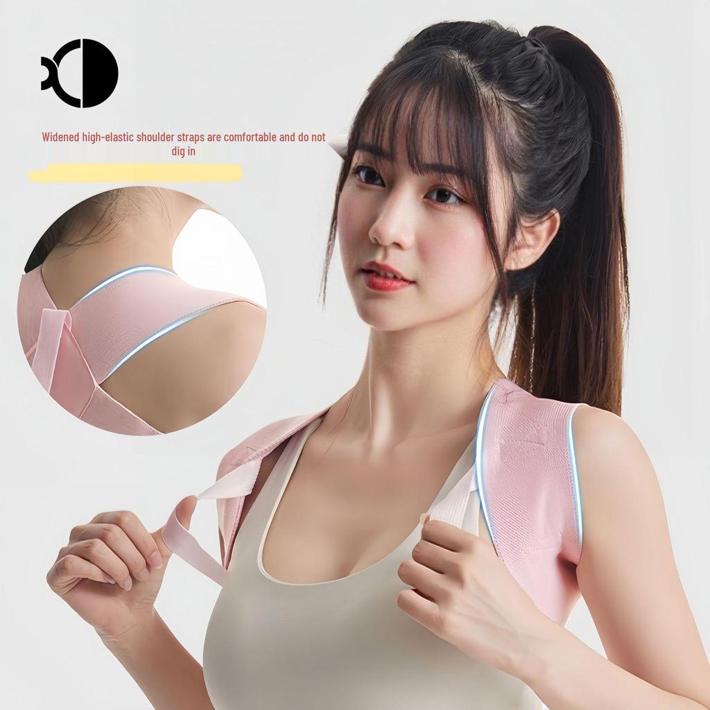 Open-Back Shoulder Training and Correction Strap for Bench Press and Chest Expansion