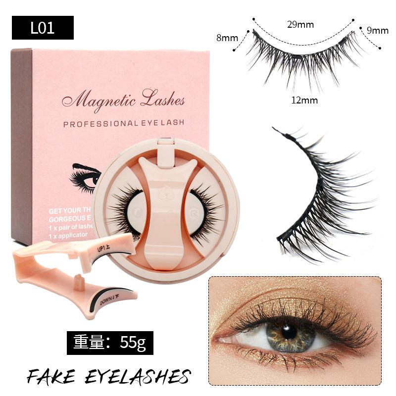 Hot Quantum Magnetic Eyelash Curler Little Devil Magnetic False Eyelashes 6D Magnet Eyelashes Magnetic False Eyelashes for Women