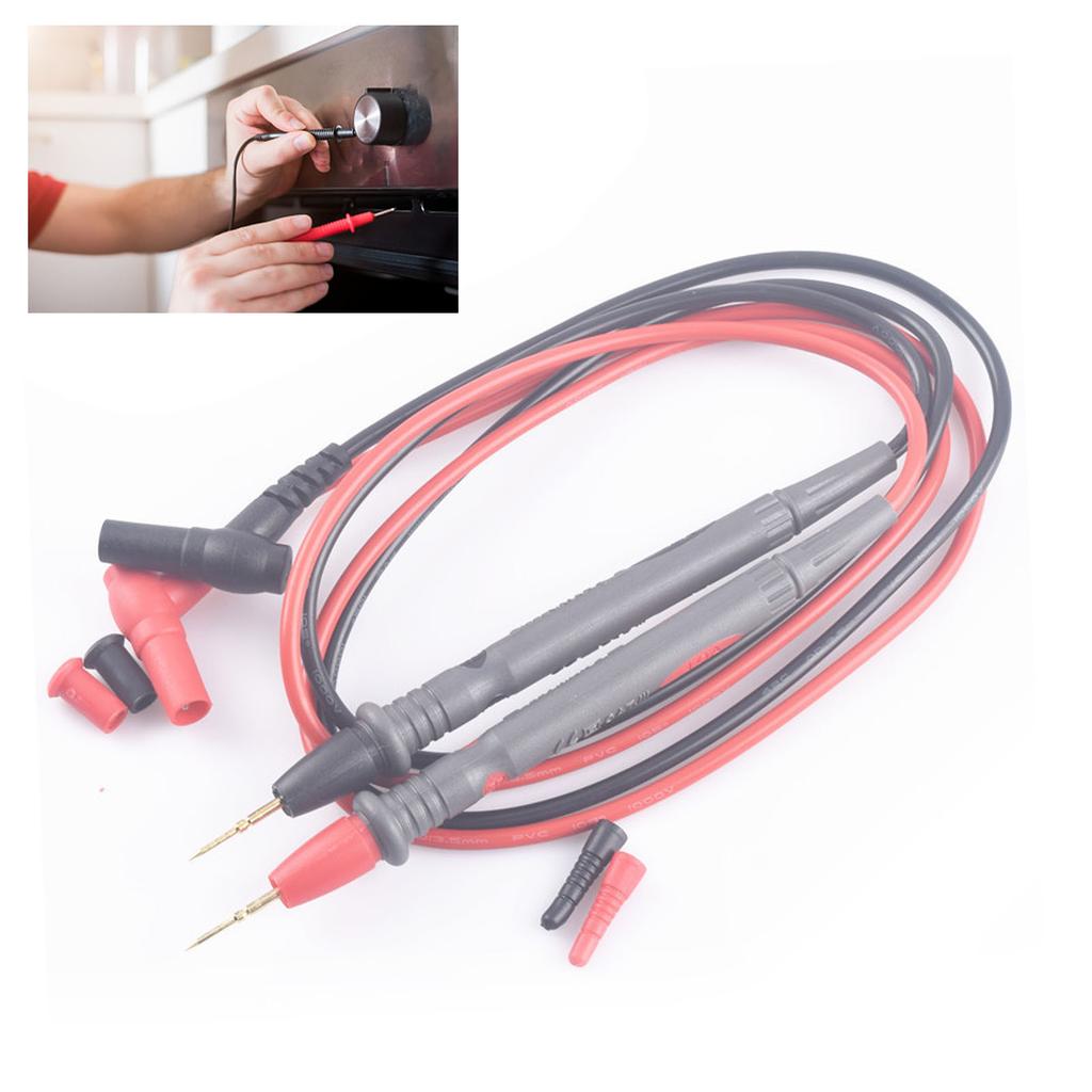 1000V 10A Fine Pointed Test Pen High Accuracy Copper Wire Gold Plated Test Probes for Multimeter